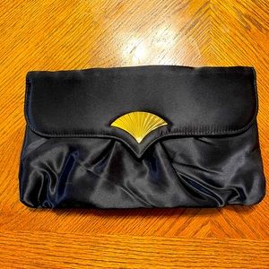 Black Satin Purse